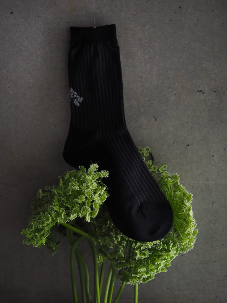 lace flower socks  レースフラワー
